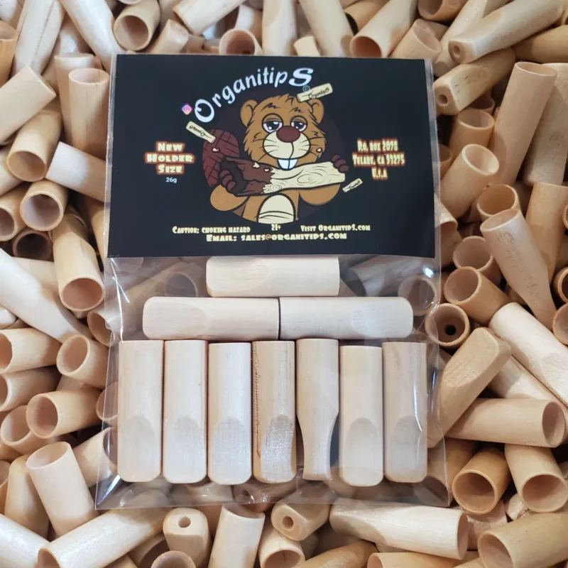 New OrganitipS® Holder size Wood Rolling Tips (10pcs) 10mm 26 Gauge outer diameter